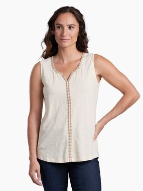 Kühl | Women's Shay Tank Top | Size XL | Color Ivory